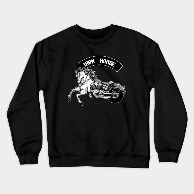 Iron Horse Crewneck Sweatshirt by Nihila